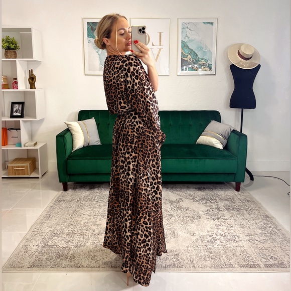 Good American Leopard Print Robe - Picture 3 of 12